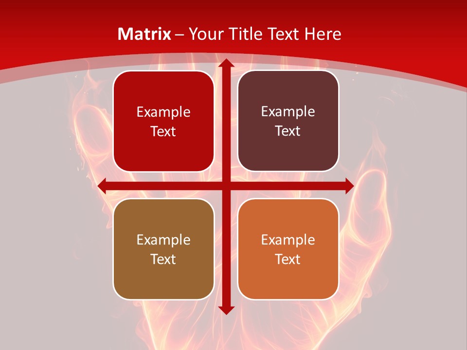 Impression Heat Fire PowerPoint Template