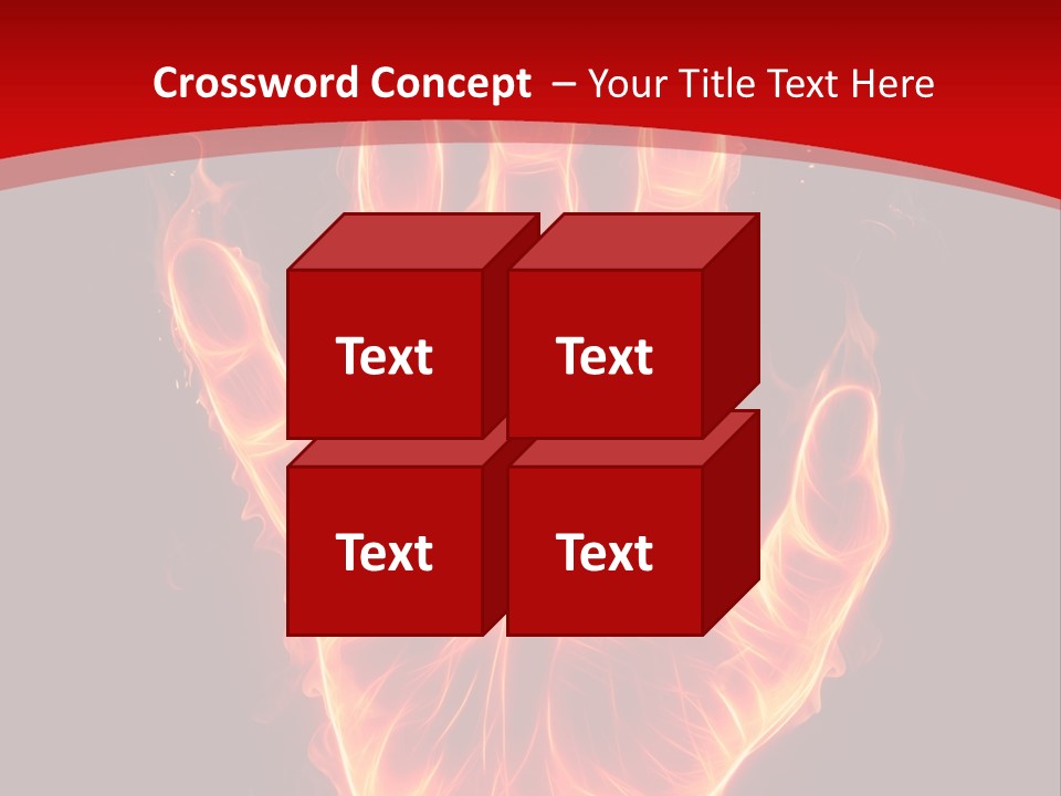 Impression Heat Fire PowerPoint Template