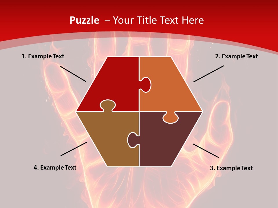 Impression Heat Fire PowerPoint Template