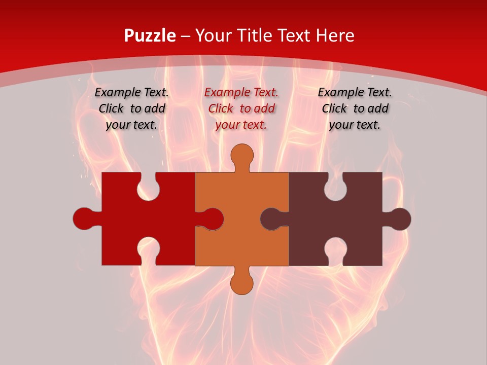 Impression Heat Fire PowerPoint Template