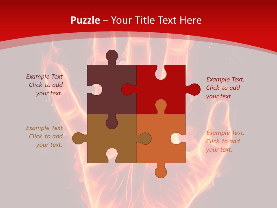 Impression Heat Fire PowerPoint Template