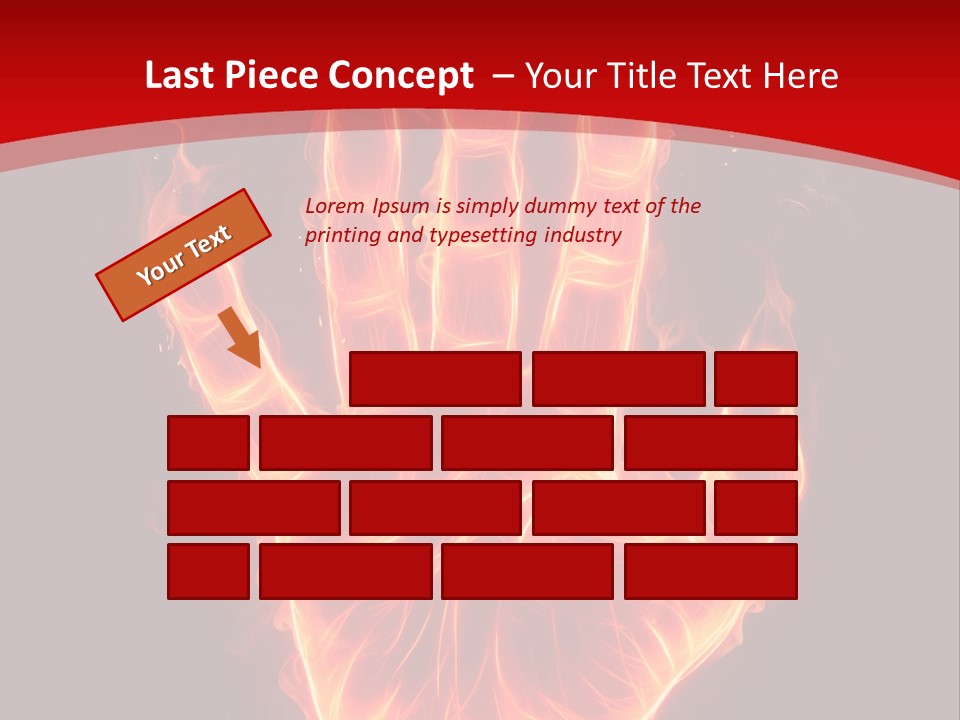 Impression Heat Fire PowerPoint Template