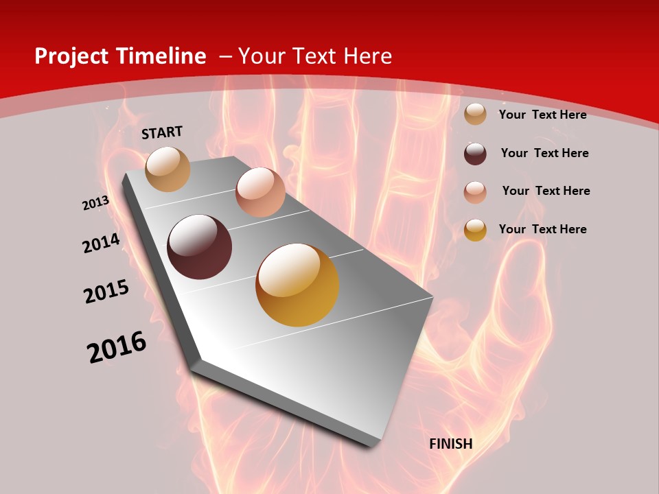 Impression Heat Fire PowerPoint Template