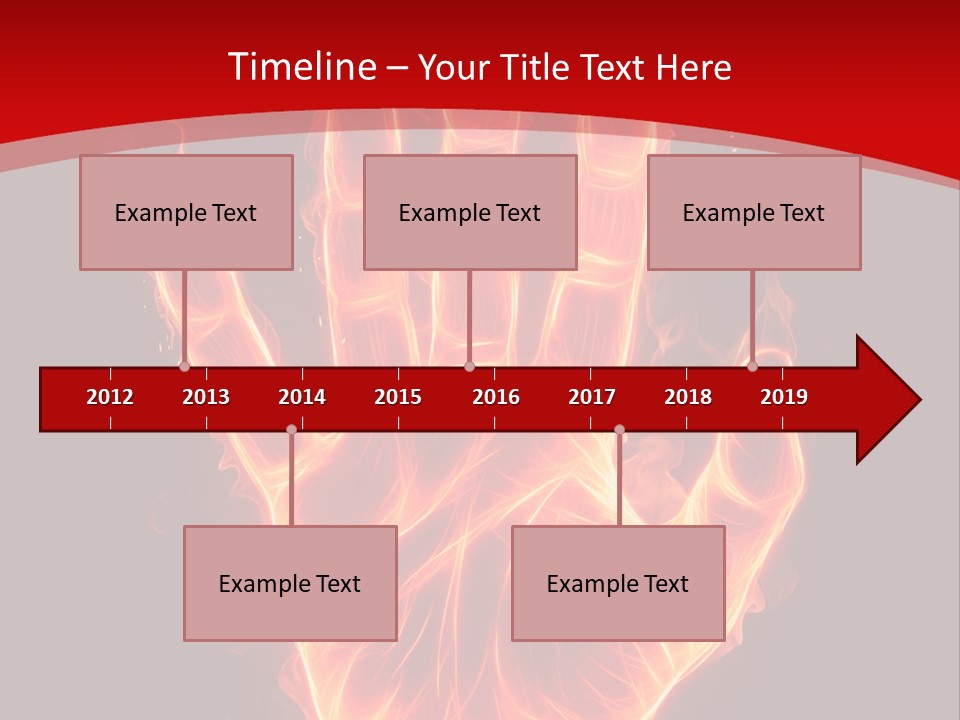 Impression Heat Fire PowerPoint Template