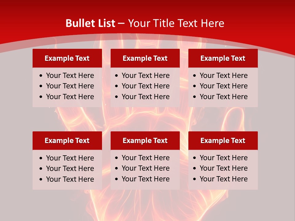 Impression Heat Fire PowerPoint Template