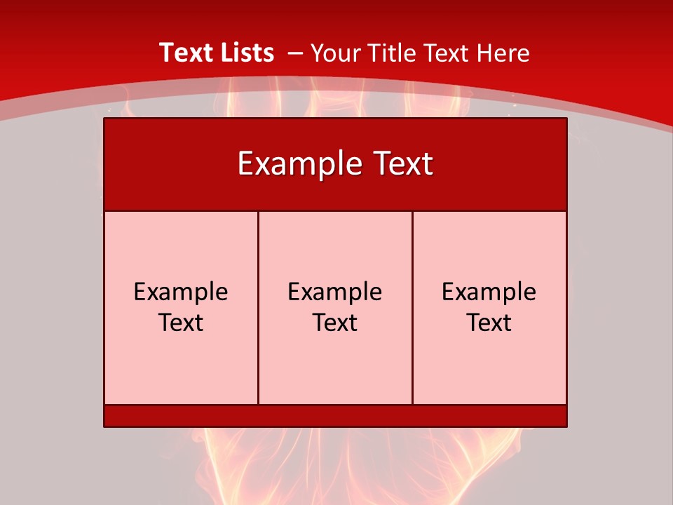 Impression Heat Fire PowerPoint Template