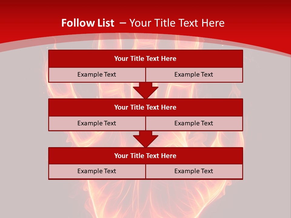 Impression Heat Fire PowerPoint Template