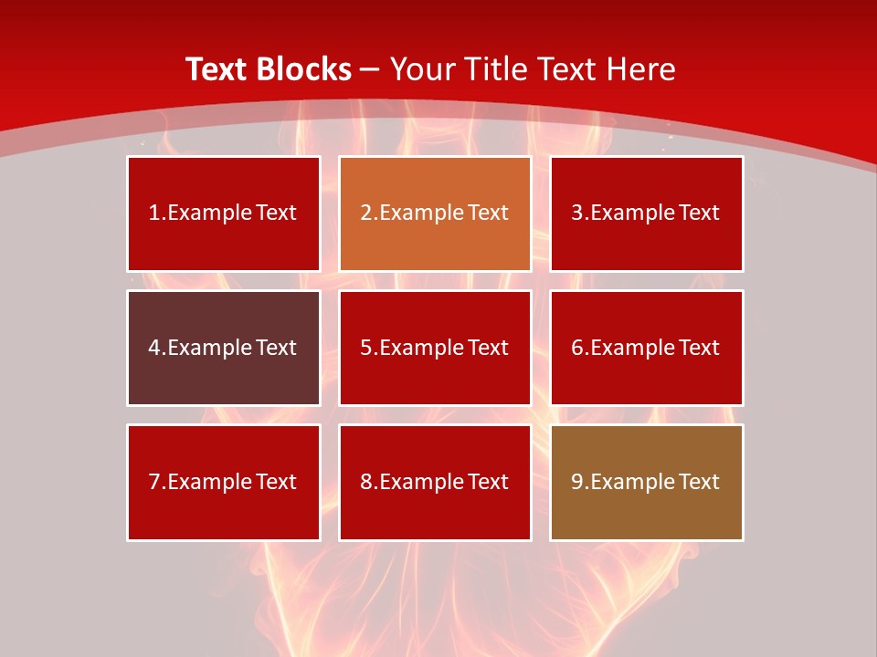 Impression Heat Fire PowerPoint Template