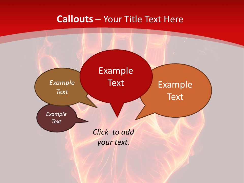 Impression Heat Fire PowerPoint Template