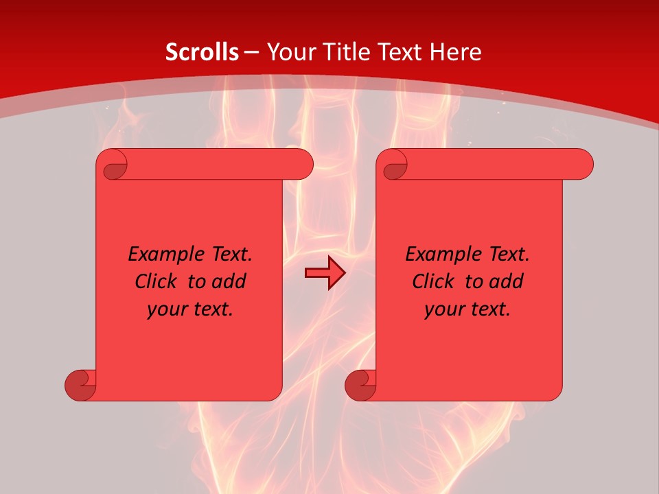 Impression Heat Fire PowerPoint Template