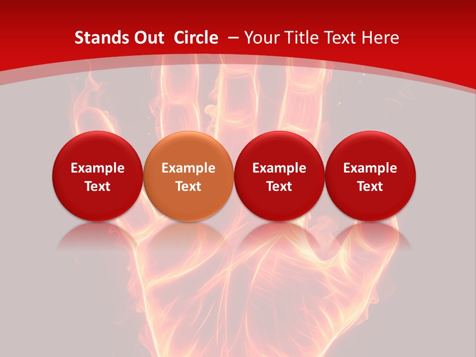 Impression Heat Fire PowerPoint Template