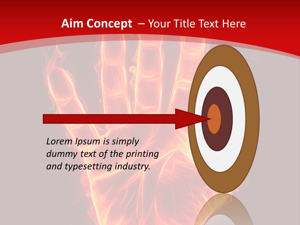 Impression Heat Fire PowerPoint Template