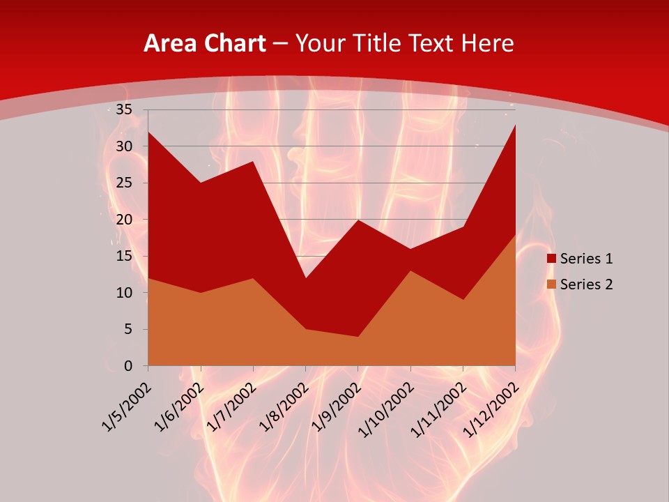 Impression Heat Fire PowerPoint Template