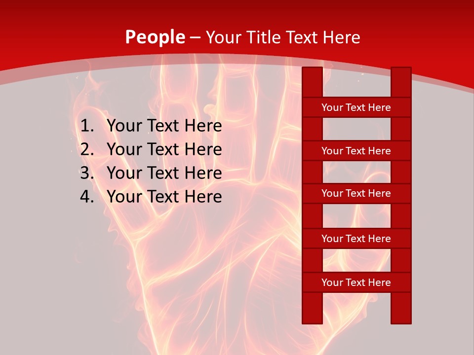 Impression Heat Fire PowerPoint Template