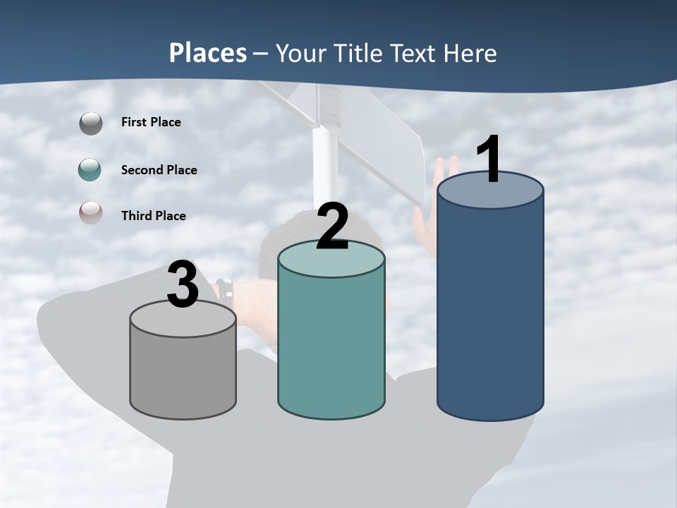 Black Street Roads PowerPoint Template