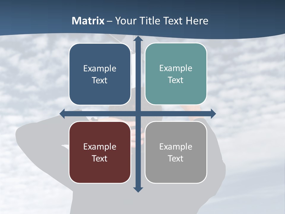 Black Street Roads PowerPoint Template