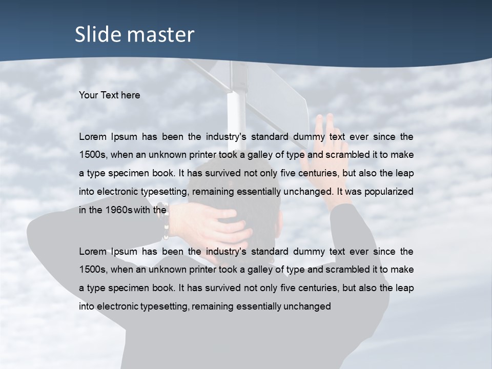 Black Street Roads PowerPoint Template