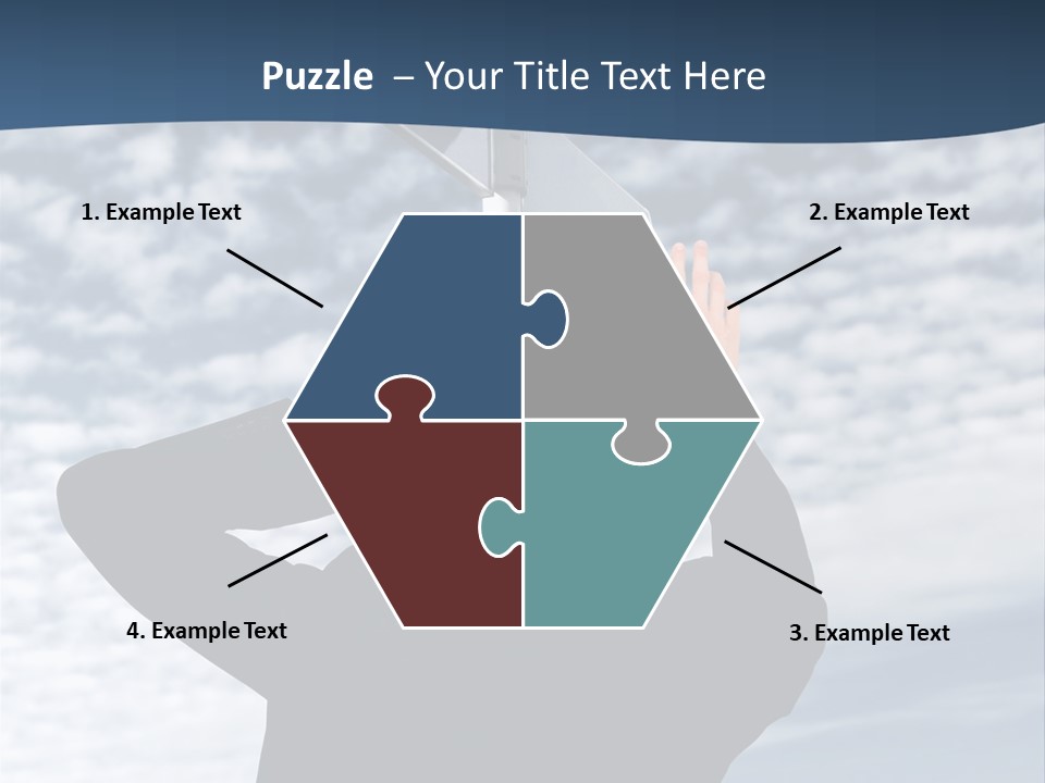 Black Street Roads PowerPoint Template