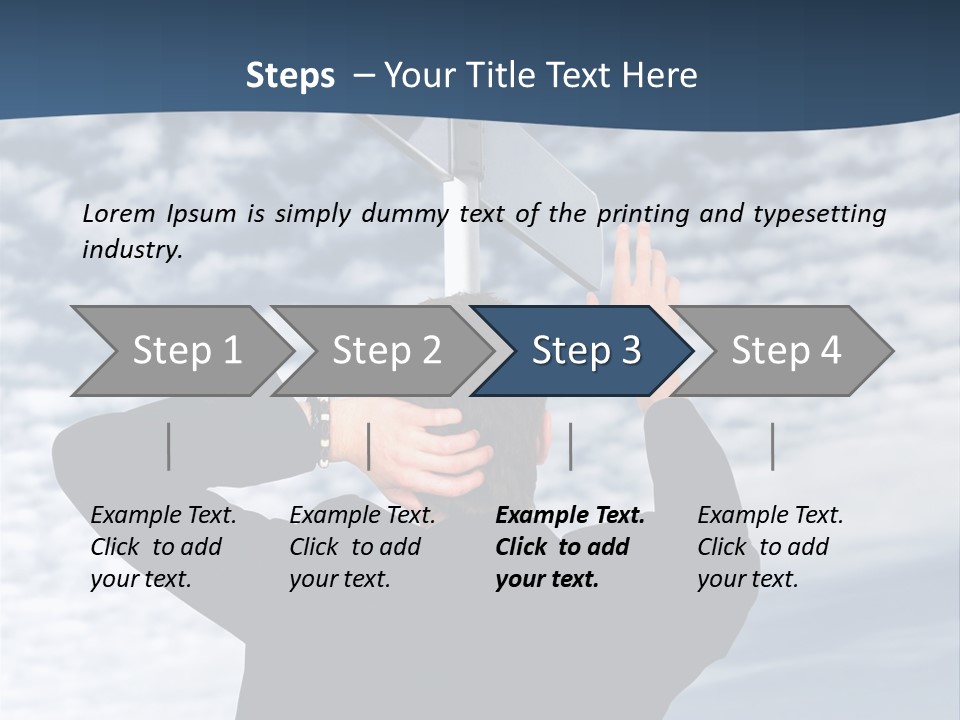 Black Street Roads PowerPoint Template