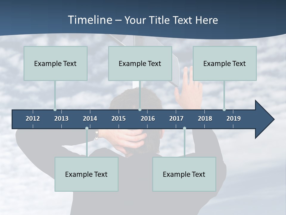 Black Street Roads PowerPoint Template