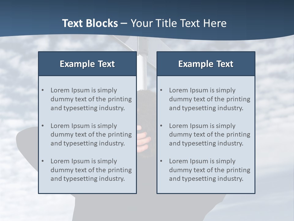 Black Street Roads PowerPoint Template