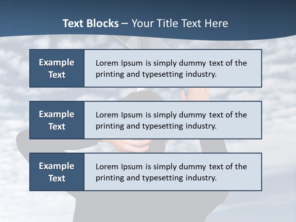 Black Street Roads PowerPoint Template