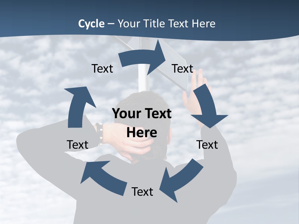 Black Street Roads PowerPoint Template