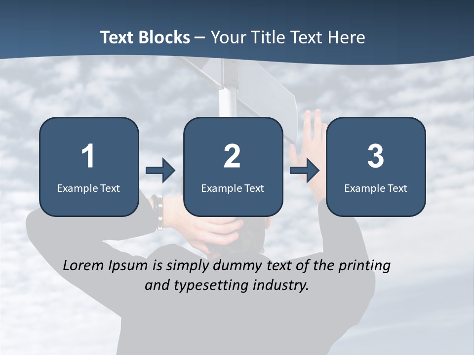 Black Street Roads PowerPoint Template