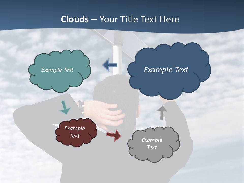 Black Street Roads PowerPoint Template