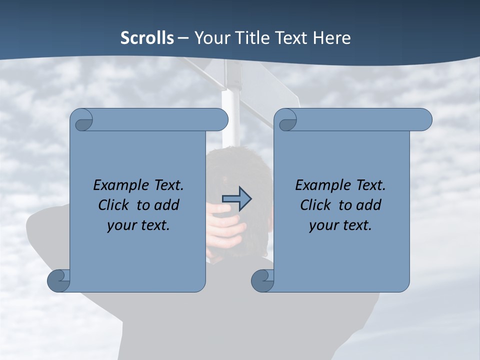 Black Street Roads PowerPoint Template