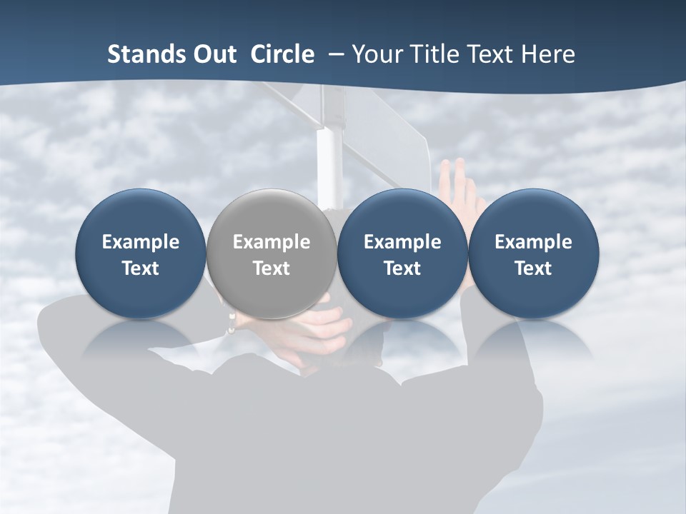 Black Street Roads PowerPoint Template