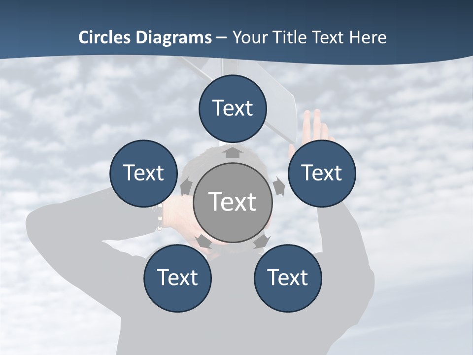 Black Street Roads PowerPoint Template