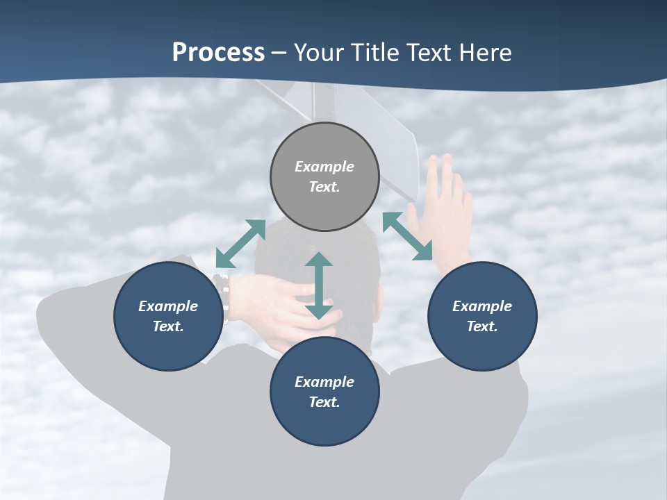 Black Street Roads PowerPoint Template