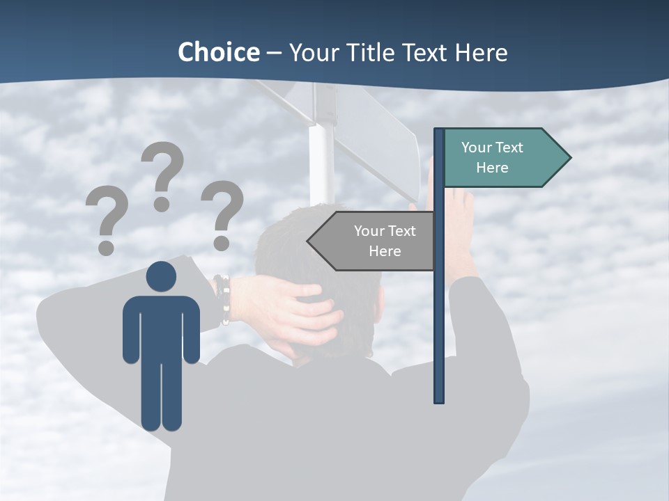 Black Street Roads PowerPoint Template