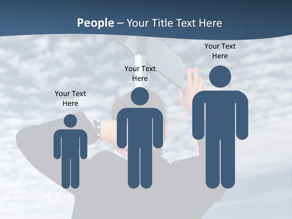 Black Street Roads PowerPoint Template