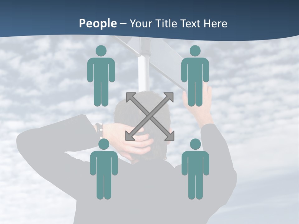 Black Street Roads PowerPoint Template