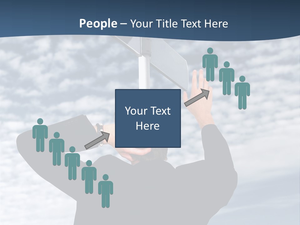 Black Street Roads PowerPoint Template