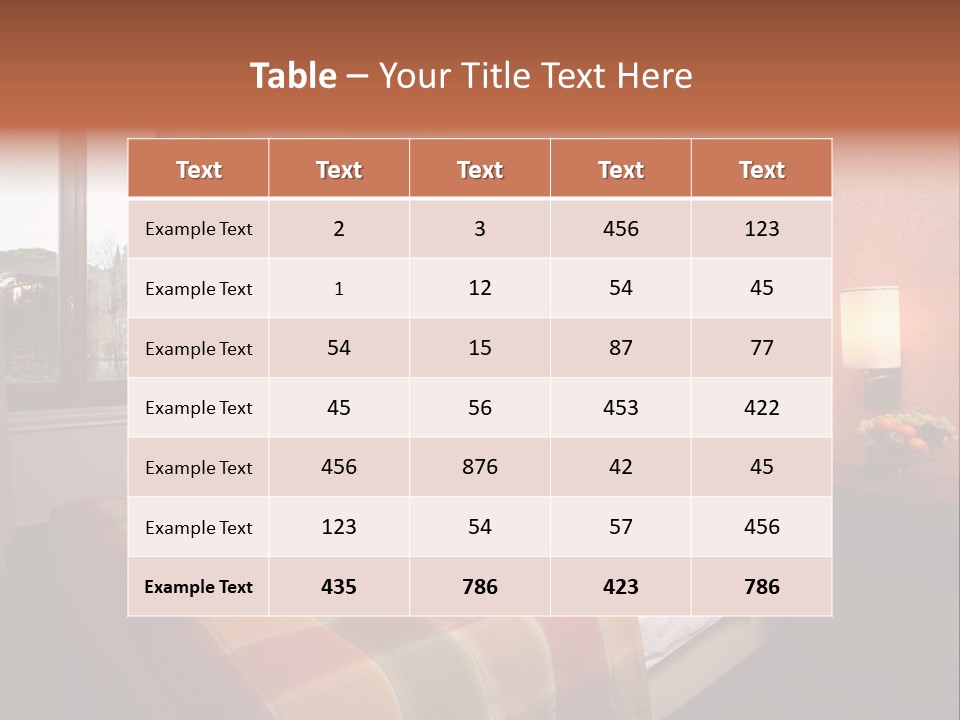 Clean Design Hotel PowerPoint Template