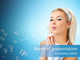 Blond Y Cool PowerPoint Template