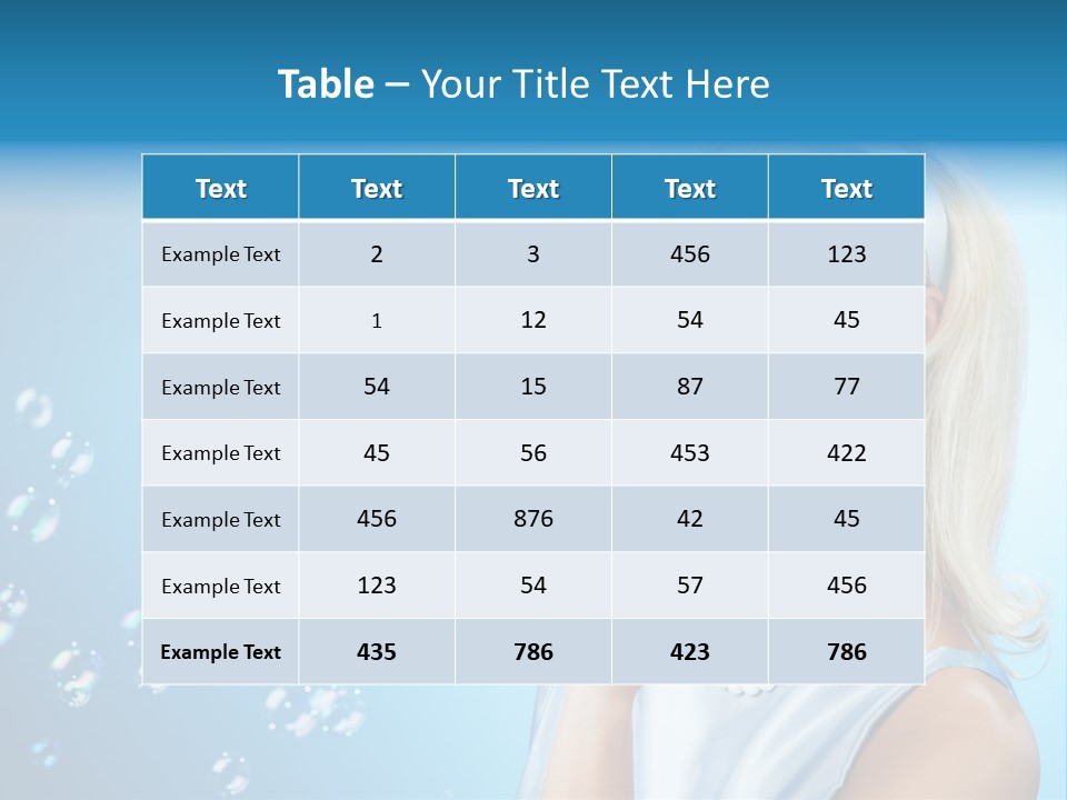 Blond Y Cool PowerPoint Template