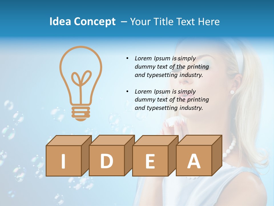 Blond Y Cool PowerPoint Template