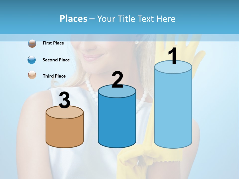 Pretty Housework Portrait PowerPoint Template