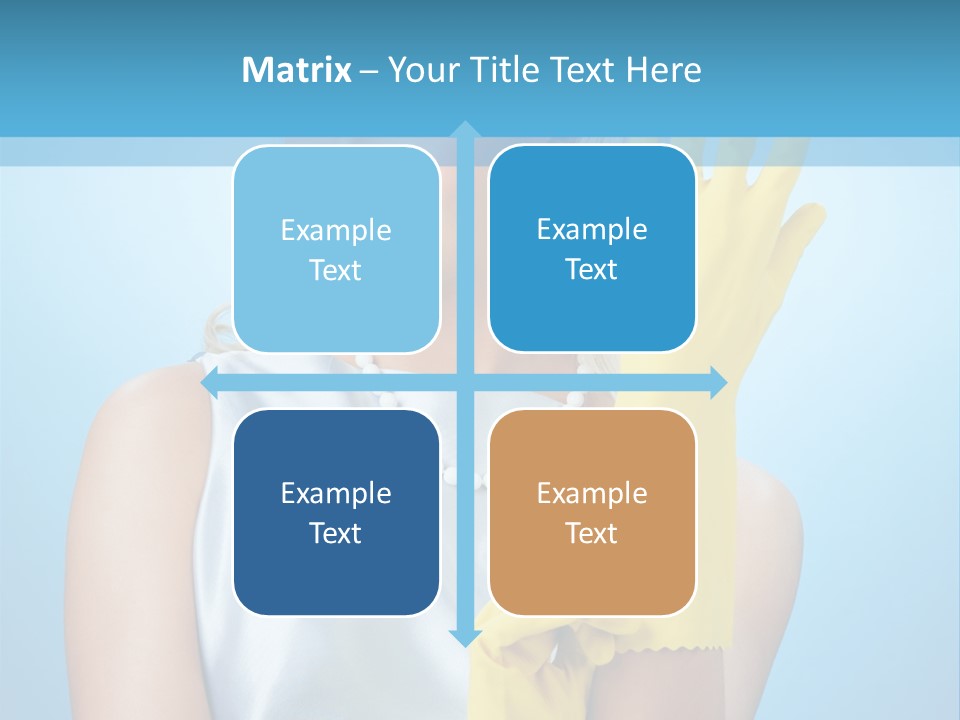 Pretty Housework Portrait PowerPoint Template