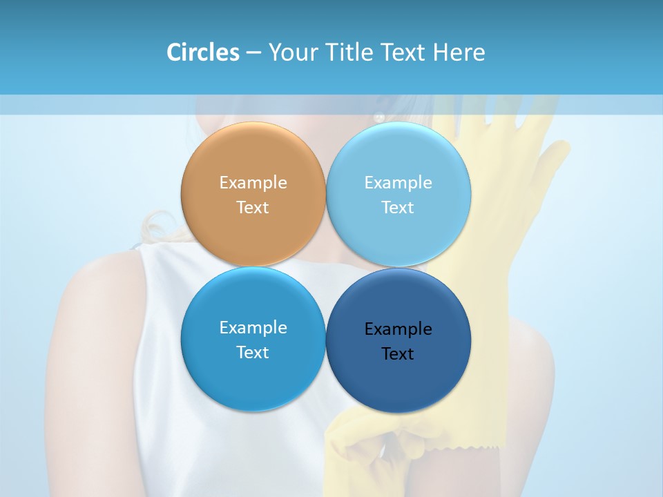 Pretty Housework Portrait PowerPoint Template