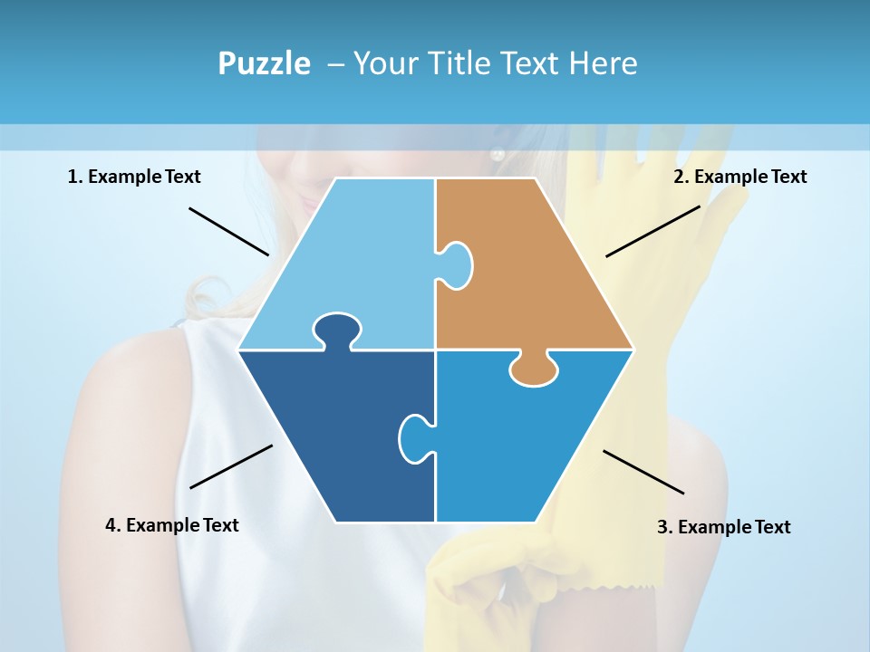 Pretty Housework Portrait PowerPoint Template