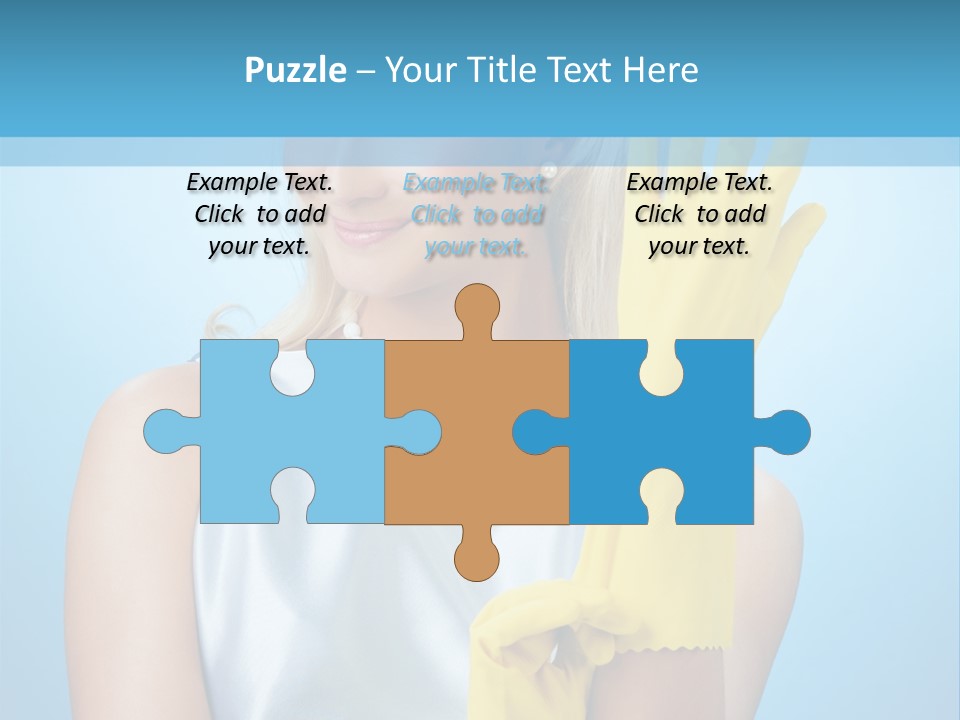 Pretty Housework Portrait PowerPoint Template