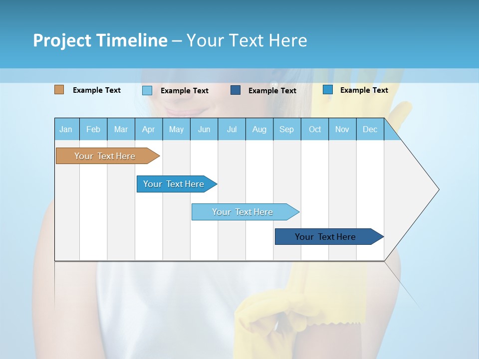 Pretty Housework Portrait PowerPoint Template