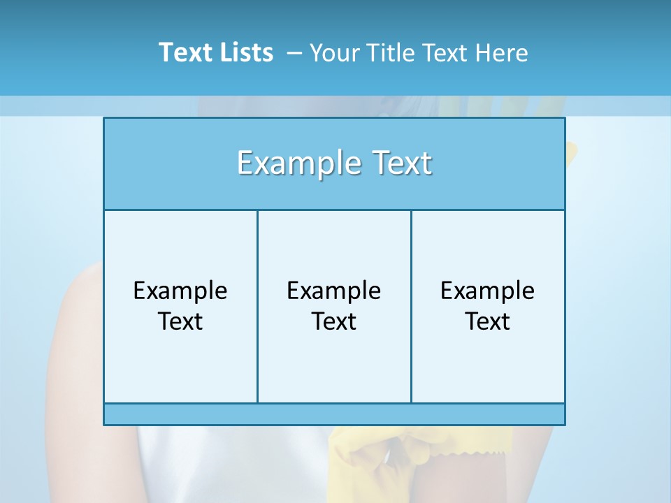 Pretty Housework Portrait PowerPoint Template