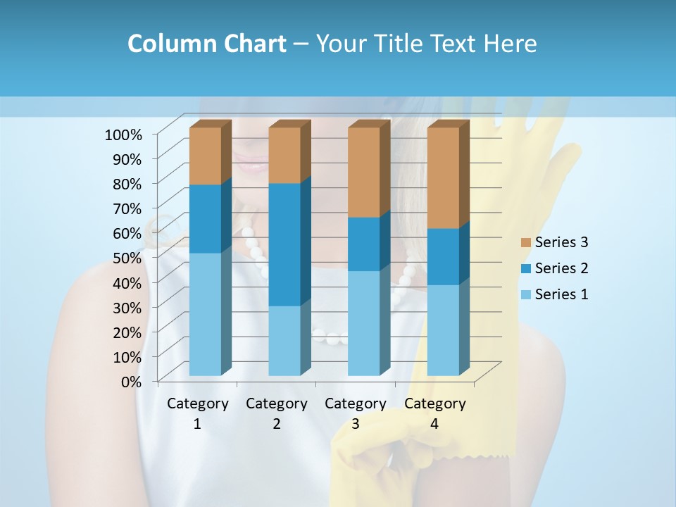 Pretty Housework Portrait PowerPoint Template