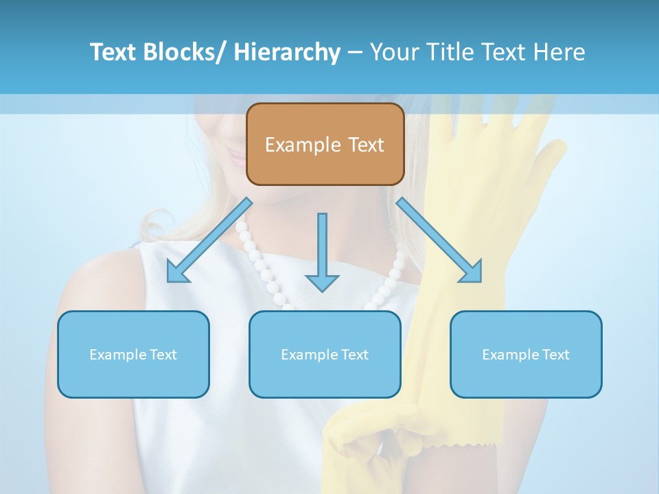 Pretty Housework Portrait PowerPoint Template